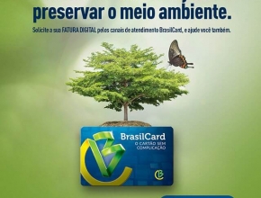 Por um mundo com menos papel e mais árvores. Campanha criada para @brasilcardoficial.